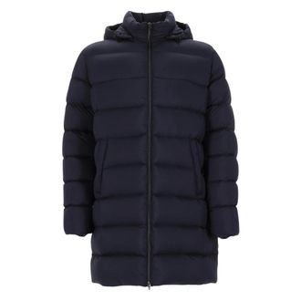 Herno Jassen, Heren, Blauw, L, La Giacca Long Down Jacket