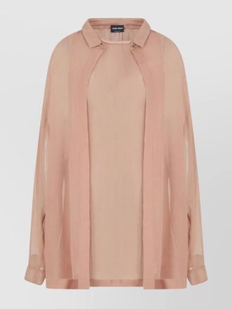 Giorgio Armani silk relaxed-fit blouse