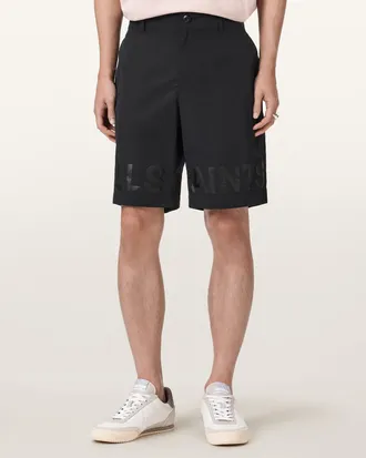 AllSaints Main: 100% Polyamide Nexus Loose Fit Cargo Shorts, Size: 28