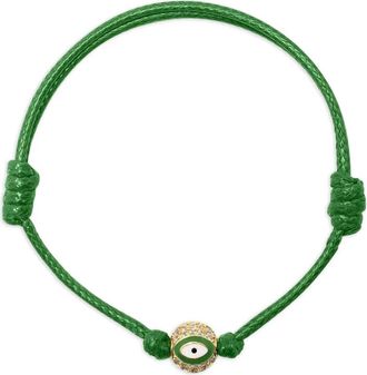 Nialaya Armband met boos oog detail - Goud