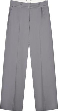 Fab By Fabienne Chapot Fabienne Chapot, Broeken, Dames, Grijs, XL, Leer, Nelsan Broek
