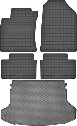OEM Hyundai I30 Iii Fastback De 2018 (juego) - Alfombrillas De Goma Para Coche + Alfombrilla Para Maletero