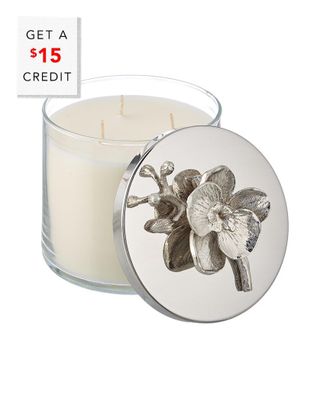 Michael Aram White Orchid Three-Wick Candle With $15 Credit