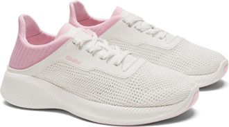 Olukai Womens Island Hopper Shoes In Bright White/cotton Candy