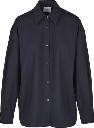 Alysi Shirts - Dames - Overhemden - Zwart - 2XS - Katoen - Overhemden