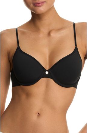 Natori Understated Underwire T-Shirt Bra in Caviar at Nordstrom, Size 38Dd