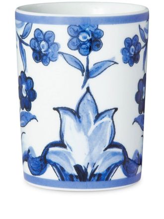 Dolce & Gabbana Blu Mediterraneo porcelain wine glass - White