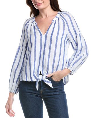 Tommy Bahama Coastalina Tie-Front Linen Top