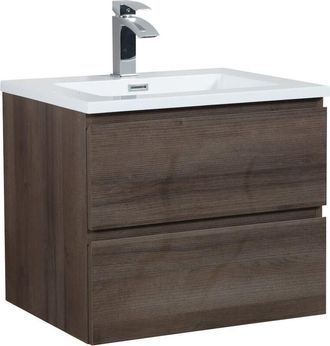 Badplaats Mobile da bagno Angela 60cm Rovere Marrone - armadio mobiletto lavabo