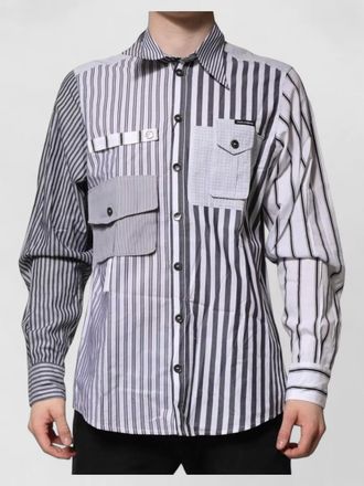 Dolce & Gabbana striped long-sleeve shirt