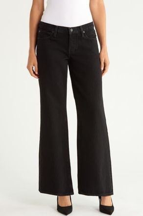 Frame Denim The Pixie High Waist Bootcut Jeans in Black at Nordstrom, Size 28