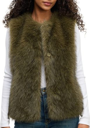 Velvet Anastasia Vest In Dark Green