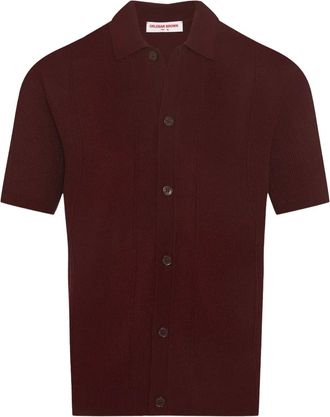 Orlebar Brown Camicia Tiernan - Rosso