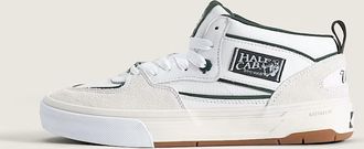 Vans Mens Skate Half Cab Wafflecup Una Sneaker In White/green-Gum