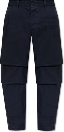 Dsquared2 Broek met logo - Heren - Slim Fit Broeken - Blauw - XL - Katoen - Broeken