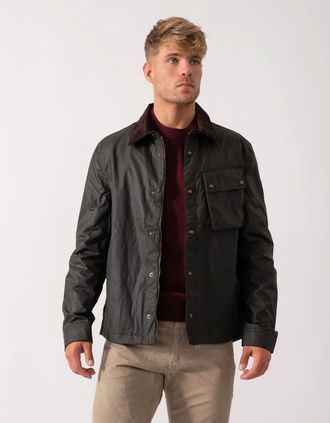 Belstaff Mens Belstaff Ground Mens Jacket - Faded Olive - Green - Size: 40/Regular