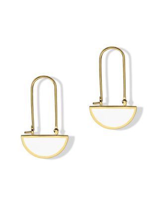 Argento Vivo 18K Over Silver Drop Earrings