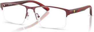 Ferrari 58mm Rectangle optical glasses in Red at Nordstrom