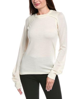 Helmut Lang Wool & Silk-Blend Sweater