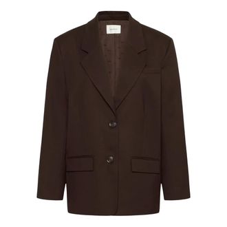 Gestuz GZpaula Blazer - Dames - Jassen - Bruin - Maat: XS Zijde