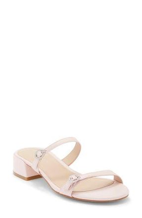 Stuart Weitzman Ginger Crystal Slide Sandal in Light Blush at Nordstrom Rack, Size 10.5