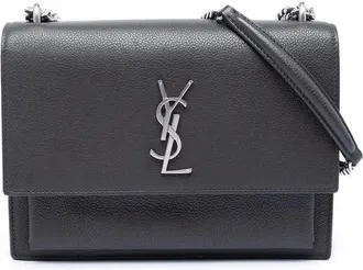 Saint Laurent Pre-owned Saint Laurent Medium Grained Calfskin Monogram Sunset Crossbody Ladies SIY4IWERH2W4L6K1