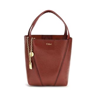 Chlo&eacute; Bolso tote peque&ntilde;o Woody - Bags - Mujer - Marr&oacute;n - ONE SIZE