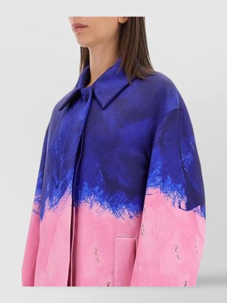 Dries Van Noten long oversize coat side pockets