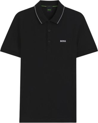 HUGO BOSS Hombre, Camisetas, Negro, Talla: L