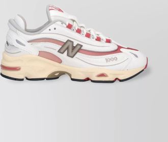 New Balance low top sneakers with contrast accents and mesh panels