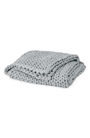 Bearaby Tencel & Cotton Weighted Blanket in Pebble Grey at Nordstrom, Size 10 Lb