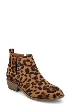 Journee Collection JOURNEE Rimi Split Side Bootie in Leopard at Nordstrom Rack, Size 9.5