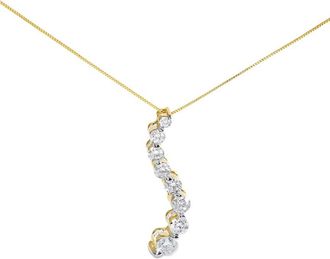 House of Brilliance Haus Of Brilliance 14K 3.00 Ct. Tw. Diamond Pendant Necklace