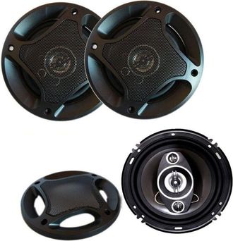 Trade Shop Trade Shop - Coppia Casse Auto Altoparlanti 16 Cm 2 Vie 500 W Watt Speaker Ts1672 Coaxial