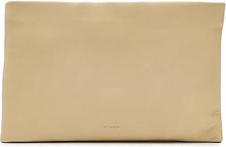 AllSaints Bettina Clutch Clutch Womens Handbags Mellow Yellow, Cotton/Leather