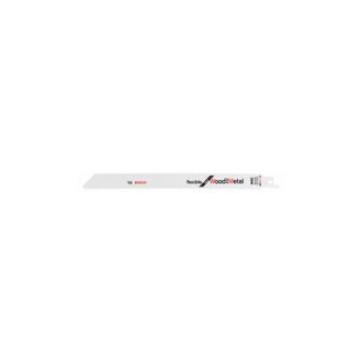 Bosch Professional 25 pezzi di lame per sega universale s 1122 vf Flexible for Wood and Metal (lunghezza 225 mm, accessorio per sega universale) - Bosch