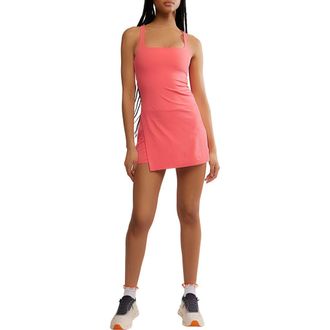 Free People FP Movement Never Better Active Dress in Hibiscus at Nordstrom Rack, Size Large