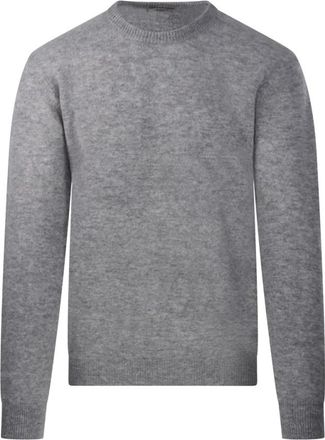 Altea Merino Ronde Hals Trui - Heren - Ronde hals truien - Grijs - XL - Wol - Truien & Vesten