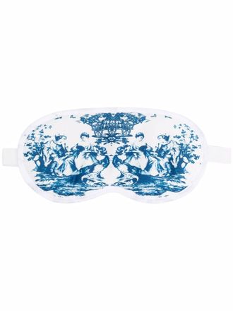 Philipp Plein Maschera con stampa - Bianco