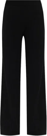 Blumarine Pantaloni Larghi in Lana - - Trousers - Donna - Nero - XS