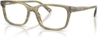Michael Kors 54mm Square optical glasses in Green at Nordstrom