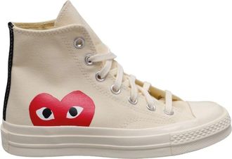 Comme Des Gar&ccedil;ons Schoenen, Heren, Wit, 42 EU, Big Heart Hi Top Chuck 70