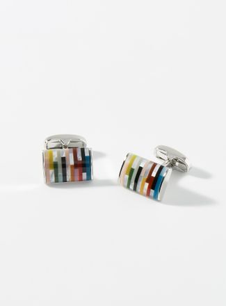 Paul Smith Mens Colourful signature cuff links