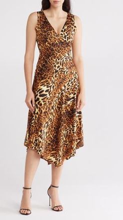 Wishlist Animal Print V-Neck Dress at Nordstrom Rack, Size Medium