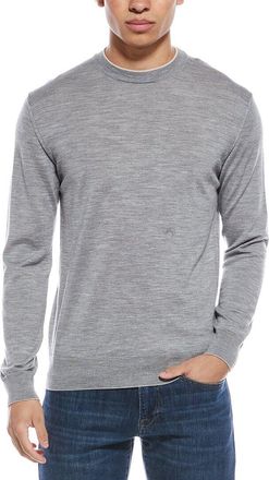 Eleventy Wool & Silk-Blend Round Neck Sweater
