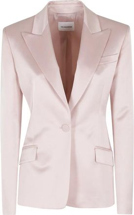 Andamane Bianca Blazer - Dames - Blazers - Roze - S - Leer - Jassen
