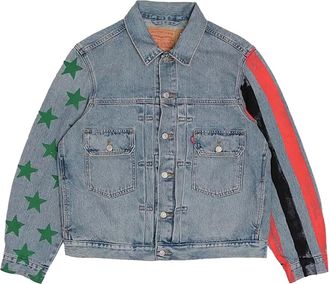 Denim Tears Cactus Tears Denim Plant denim jacket - Blue