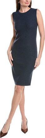St. John Lurex Pique Sheath Dress
