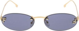 Fendi Stylish Sunglasses with Unique Design - unisex - Fendi - Sunglasses - Yellow - ONE SIZE - Accessories