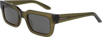Dragon Dragon DR EZRA LL 310 Mens Sunglasses Green Size 50